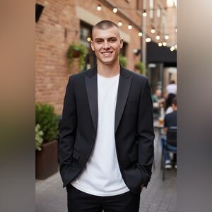 ASOS Design tuxedo - 34 Black Wedding Dress Coat Jacket